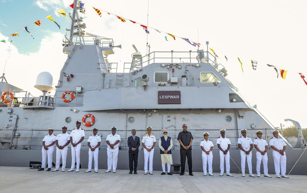 PM Modi Hands Over 'Made in India' Patrol Vessel to Seychelles Coast Guard