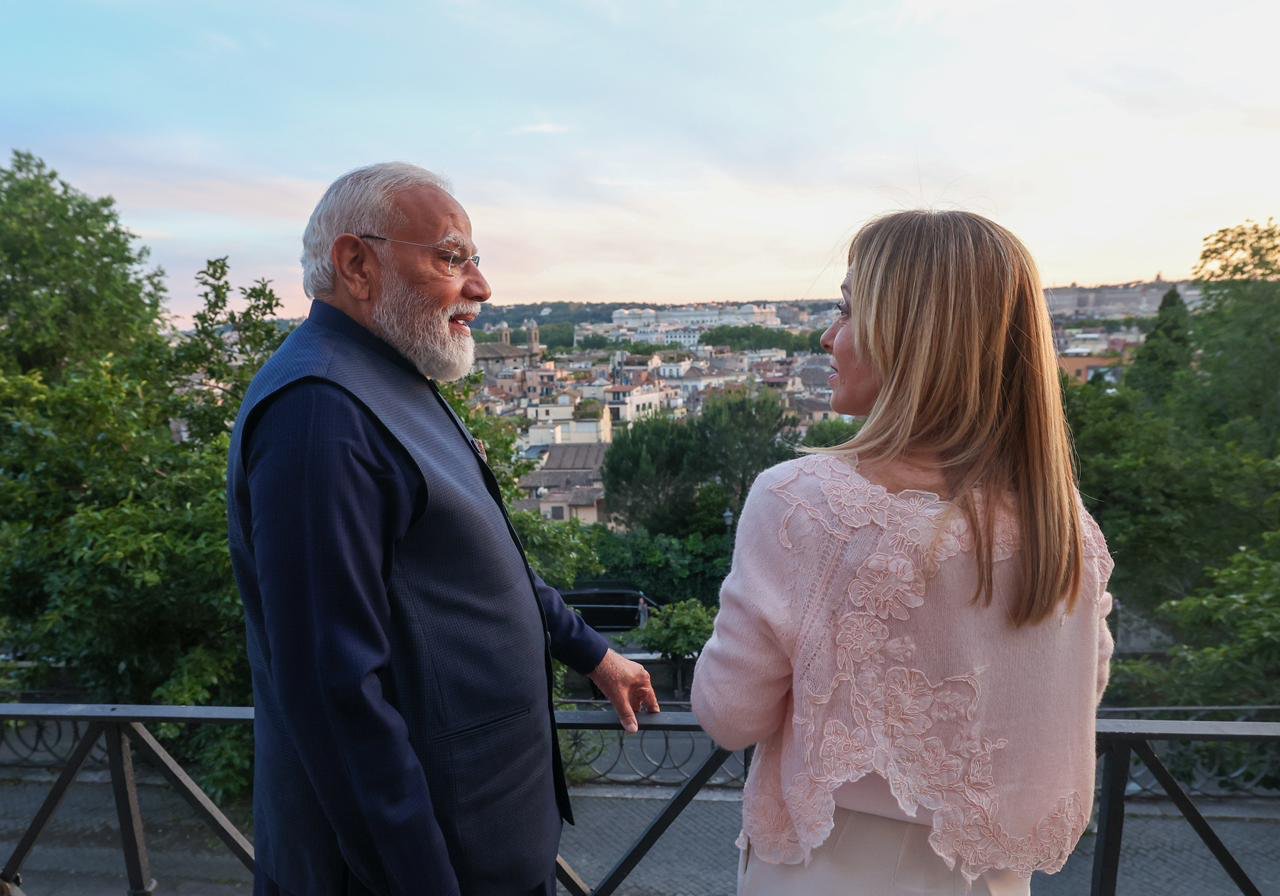 Modi's 'Melodi' Magic In Italy Hits Dalal Street