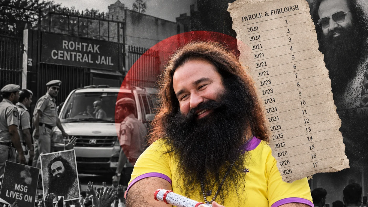 17th Release Since 2020: The Long List of Gurmeet Ram Rahim’s Paroles and Furloughs