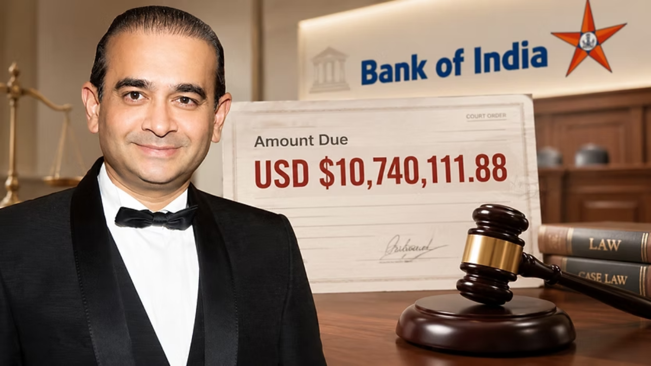 Repay Loan With Interest: Jailed Nirav Modi Asked to Pay USD $10,740,111.88 to Bank of India