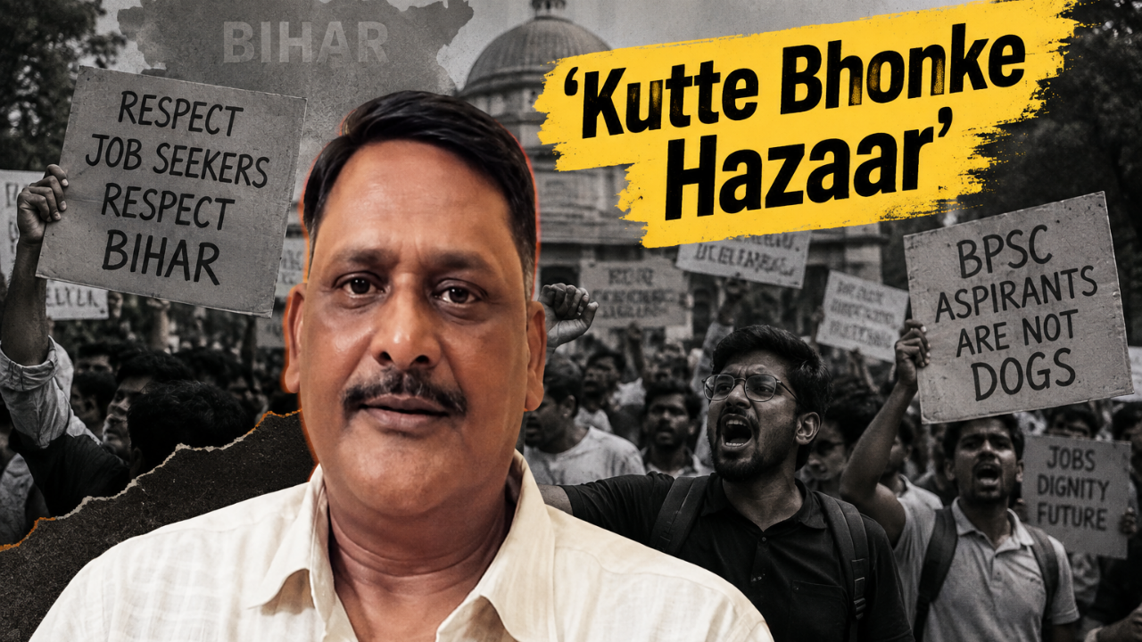 ‘Kutte Bhonke Hazaar’: BPSC Official’s Remark on Job Seekers Sparks Bihar Row