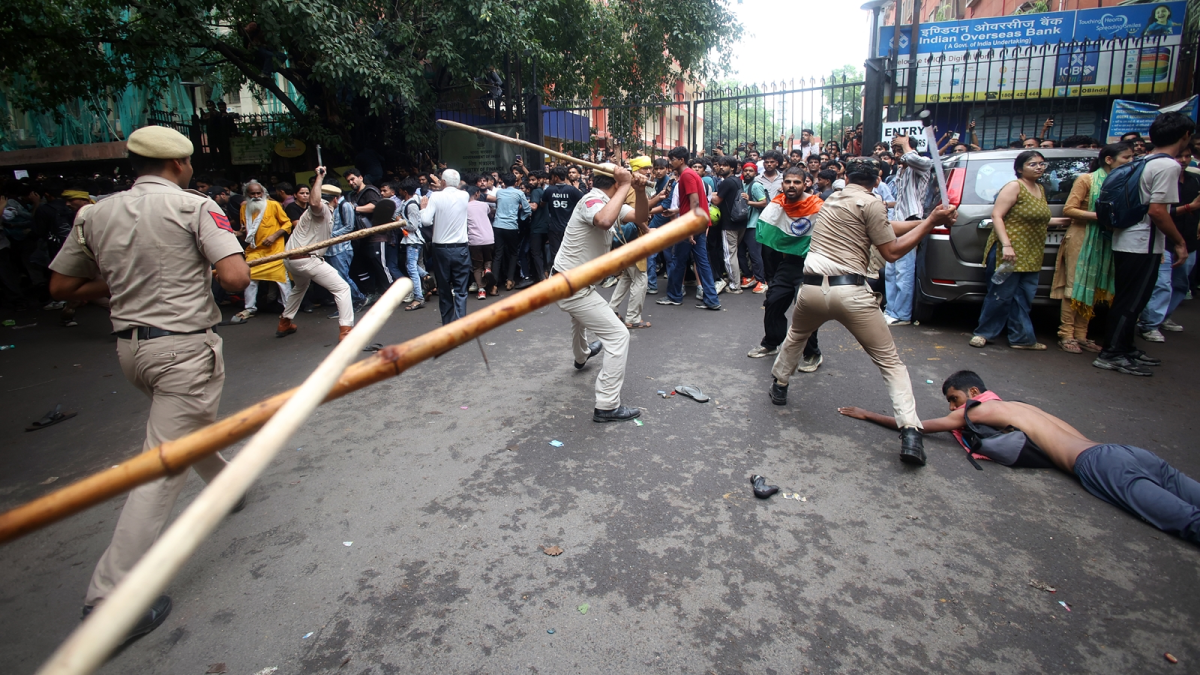 Can Police Resort to Lathi Charge Against Student Protesters? The Question That Halted Parliament