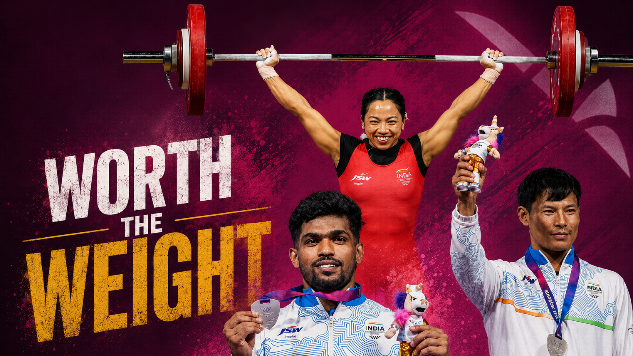 Worth the 'Weight': Mirabai Chanu Lifts India to Its First Commonwealth Gold; Weightlifters Add Two Silvers