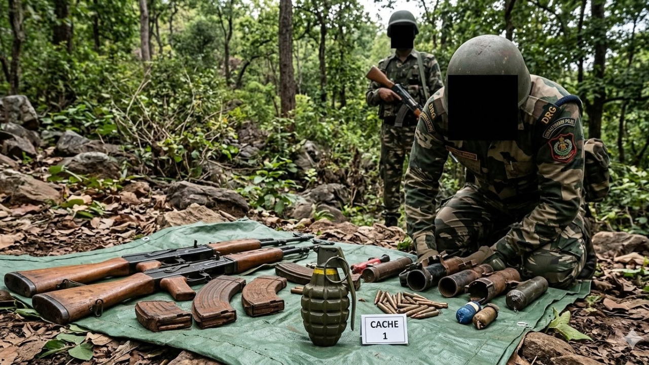 China to Chhattisgarh: Chinese Hand Grenade Turns Up in Maoist Arms Cache