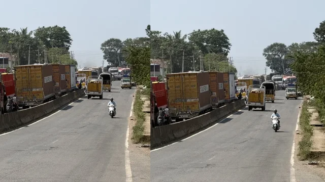 Karnataka Sugarcane Farmers Lie Before Vehicles, Block Highways After Failed Talks with Centre