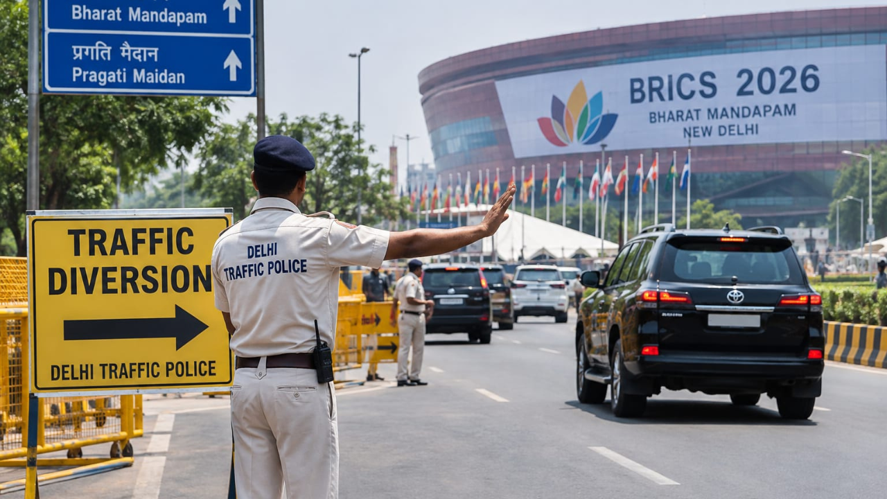 BRICS Summit 2026: Delhi to See Traffic Curbs, Diversions From Sept 10-14
