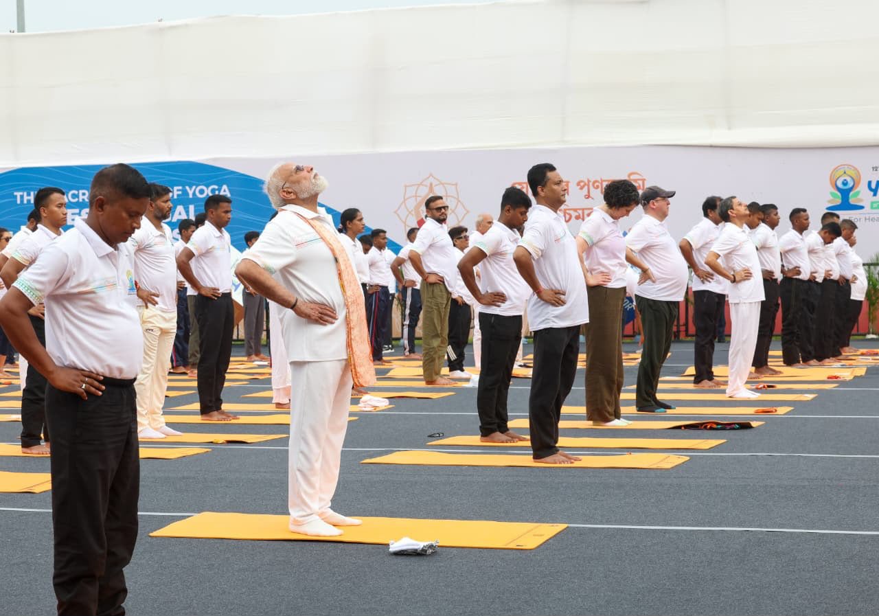 India Rolls Out the Mats for 12th International Yoga Day